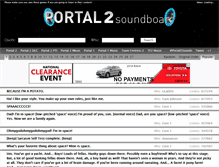 Tablet Screenshot of music.portal2sounds.com